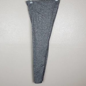 AVIA Grey Heathered High Rise Leggings Side Pockets L